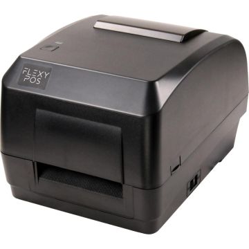 FLEXYPOS FP Q3A 4" TERMAL VE RİBONLU ETİKET YAZICI (USB+RS232) - SİYAH